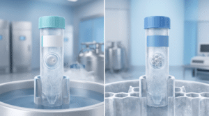 Egg freezing versus embryo freezing — a single frozen egg compared with a frozen embryo